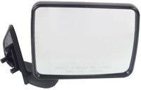 Set Of 2 Front Mirrors Manual Folding Non-Heated Paintable Plastic Right Passenger & Left Driver Side Direct Replacement Compatible With 1987-1993 Ram 50 Pickup CH1321140 CH1320140