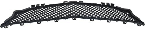 Front Bumper Center Grille Primed Plastic Direct Replacement Compatible With 2014-2017 Mercedes Benz E-Class MB1036150 2078850224