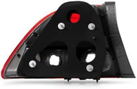 Set Of 2 Tail Light Outer Assembly Lens And Housing Left Driver & Right Passenger Side Direct Replacement Compatible With 2009-2011 Honda Civic HO2818138 HO2819138