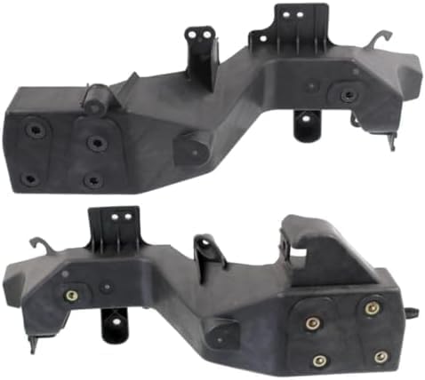 Set of 2 Front Headlight Bracket Plastic Left Driver & Right Passenger Side Direct Replacement Compatible with 2011-2013 Jeep Grand Cherokee CH2509106 CH2508106 5156134AA 5156135AA
