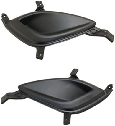 Set Of 2 Front Fog Light Cover Textured Plastic Left Driver & Right Passenger Side Direct Replacement Compatible With 2011-2013 Hyundai Elantra HY1039112 HY1038112