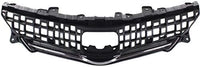 Front Grille Assembly Gray Shell And Insert With Chrome Molding Plastic Direct Replacement Compatible With 2012-2014 Toyota Prius V TO1200348 5310147010