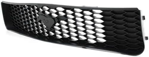 Front Upper & Lower Grille Plastic Direct Replacement Compatible With 2005-2009 Ford Mustang FO1036115 FO1200421 7R3Z17K945AB 6R3Z8200AA