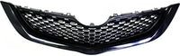 Front Grille Assembly Textured Shell And Insert Plastic Direct Replacement Compatible With 2009-2012 Toyota Yaris TO1200328 5311152580C0