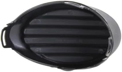 Set Of 2 Front Fog Light Cover Textured Dark Gray Left Driver & Right Passenger Side Direct Replacement Compatible With 2012-2014 Ford Focus FO1038116 FO1039116 CP9Z17B814A
