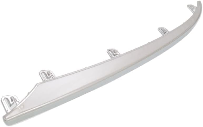 Set Of 2 Front Bumper Molding Outer Chrome Plastic Right Passenger & Left Driver Side Direct Replacement Compatible With 2015-2017 Acura TLX AC1047100 AC1046100 71121TZ3A00
