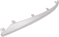 Set Of 2 Front Bumper Molding Outer Chrome Plastic Right Passenger & Left Driver Side Direct Replacement Compatible With 2015-2017 Acura TLX AC1047100 AC1046100 71121TZ3A00
