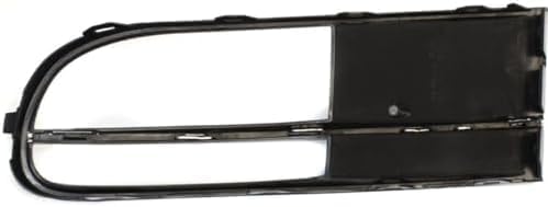 Set Of 2 Front Fog Light Molding Primed With Chrome Insert Right Passenger & Left Driver Side Direct Replacement Compatible With 2012-2019 Volkswagen Beetle VW1039117 VW1038117