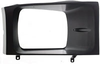 Set Of 2 Front Headlight Bezel Painted Black And Silver Right Passenger & Left Driver Side Direct Replacement Compatible With 1999-2004 Ford F-Series Super Duty FO2513157 FO2512157