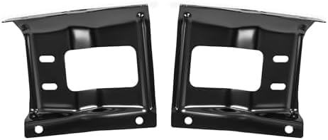 Set of 2 Front Bumper Mounting Plate Bracket Right Passenger & Left Driver Side Direct Replacement Compatible with 2008-2010 Ford F-Series Super Duty FO1066173 FO1067173 8C3Z17B985A