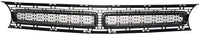 Front Grille Textured Shell And Insert Plastic With Black Molding Direct Replacement Compatible With 2015-2022 Dodge Challenger CH1200390 68262955AD