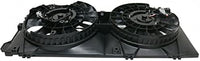 Front Cooling Dual Fan Assembly Plastic Direct Replacement Compatible with 2014-2018 Mazda 3 MA3115161 PE2015025