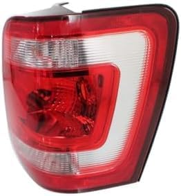 Set Of 2 Tail Light Lens And Housing Right Passenger & Left Driver Side Direct Replacement Compatible With 2008-2012 Ford Escape FO2801210 FO2800210 8L8Z13404A 8L8Z13405A