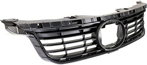 Front Grille Painted Dark Gray Shell And Insert Plastic Direct Replacement Compatible With 2011-2013 Lexus CT200h LX1200139 5311176900