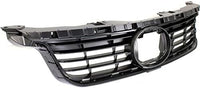 Front Grille Painted Dark Gray Shell And Insert Plastic Direct Replacement Compatible With 2011-2013 Lexus CT200h LX1200139 5311176900