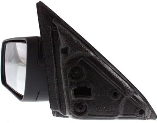 Set of 2 Front Power Mirror Manual Folding Heated Primed Right Passenger & Left Driver Side Direct Replacement Compatible With 2009-2012 Ford Flex FO1320359 FO1321359 8A8Z17683BA