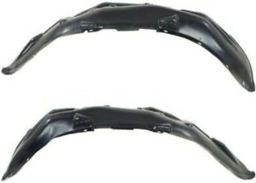 Set Of 2 Rear Fender Liner Right Passenger & Left Driver Side Direct Replacement Compatible With 2005-2015 Toyota Tacoma TO1763102 TO1762102 6563704040 6563804060
