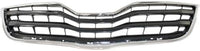 Front Grille Assembly Chrome Shell With Primed Insert Plastic Direct Replacement Compatible With 2010-2011 Toyota Camry TO1200324 5310106070C0