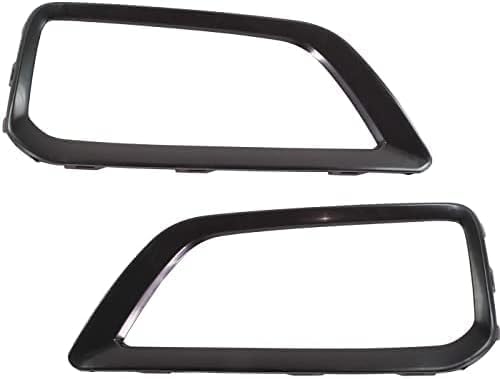 Set Of 2 Front Headlight Bezel Plastic Right Passenger & Left Driver Side Direct Replacement Compatible With 2018-2021 Hyundai Kona HY1039135 HY1038135 86564J9000 86563J9000
