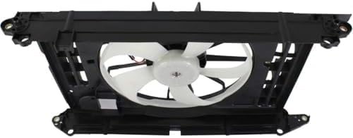 Front Radiator Cooling Fan Assembly Plastic Direct Replacement Compatible with 2009-2013 Toyota Corolla TO3115156 167110T040-PFM