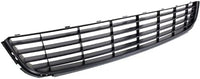 Front Bumper Grille Textured Plastic Direct Replacement Compatible With 2010-2014 Volkswagen Jetta/Golf VW1036139 1K9853677A9B9
