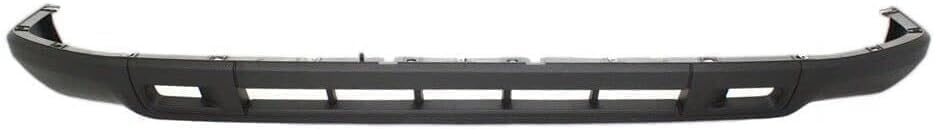 Front Bumper Chrome Steel + Lower Valance Textured Direct Replacement Compatible With 2008-2014 Ford Econoline VAN FO1002410 FO1095226 8C2Z17757B 8C2Z17626AA