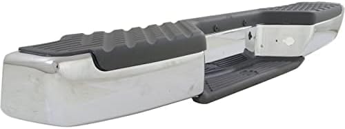 Rear Step Bumper Chrome Steel Direct Replacement Compatible With 1998-2000 Nissan Frontier NI1102136 850107B426