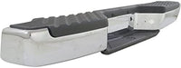 Rear Step Bumper Chrome Steel Direct Replacement Compatible With 1998-2000 Nissan Frontier NI1102136 850107B426