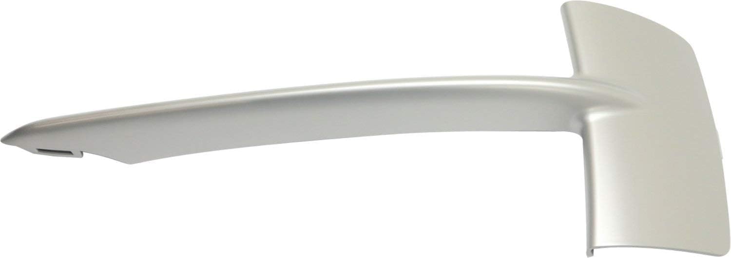 Set of 2 Front Bumper Molding Primed Left Driver & Right Passenger Side Direct Replacement Compatible with 2014-2018 BMW X5 BM1039152 BM1038152 51117303114 51117303113