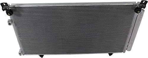 Front A/C Condenser Aluminum Core Direct Replacement Compatible With 2001-2007 Toyota Highlander TO3030116 8846048020