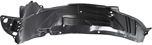 Set Of 2 Front Fender Liner Right Passenger & Left Driver Side Direct Replacement Compatible With 2001-2003 Honda Civic HO1249109 HO1248109 74151S5A000 74101S5A000