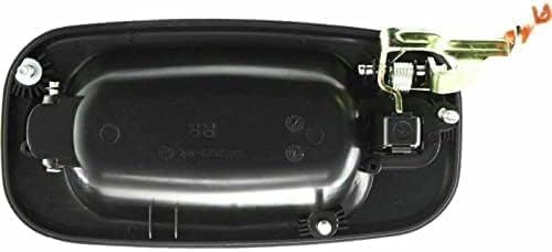 Rear Exterior Door Handle Textured Right Passenger Side Direct Replacement Compatible with 1999-2006 Chevrolet Silverado/GMC Sierra GM1521105 15721572 19356467