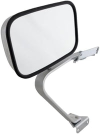 Set of 2 Front Mirror Manual Folding Non-Heated Polished Right Passenger & Left Driver Side Direct Replacement Compatible With 1987-1991 Ford F-Series FO1320102 FO1321102