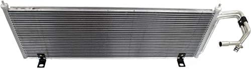 Front A/C Condenser Aluminum Core Direct Replacement Compatible With 1997-2001 Jeep Cherokee CH3030147 55036595AG
