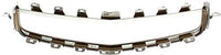 Front Grille Primed Shell And Insert + Center Molding Chrome Direct Replacement Compatible With 2008-2012 Chevrolet Malibu GM1200600 GM1210115 25784042 25784043