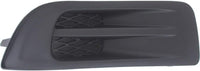 Front Fog Light Cover Textured Right Passenger Side Direct Replacement Compatible With 2010-2012 Subaru Outback SU1039102 57731AJ54A