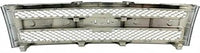 Front Grille Chrome Shell And Mesh Insert Direct Replacement Compatible With 2007-2013 Chevrolet Silverado 1500 GM1200655 22849840