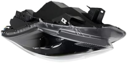 Set Of 2 Front Head Light Assembly Plastic Left Driver & Right Passenger Side Direct Replacement Compatible With 2013-2015 Mazda CX-9 REPM100397 REPM100398