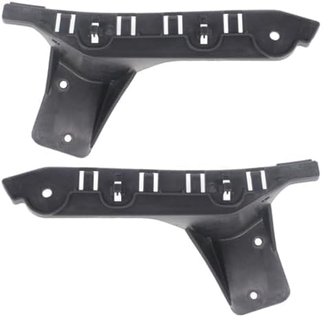 Set of 2 Front Bumper Bracket Plastic Left Driver & Right Passenger Side Direct Replacement Compatible with 2008-2015 Cadillac CTS GM1043112 GM1042112 20831754 20831753