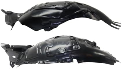 Set Of 2 Front Fender Liner Plastic Left Driver & Right Passenger Side Direct Replacement Compatible With 2015-2021 Mercedes Benz C-Class MB1249181 MB1248181 2056903401 2056903301