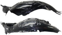 Set Of 2 Front Fender Liner Plastic Left Driver & Right Passenger Side Direct Replacement Compatible With 2015-2021 Mercedes Benz C-Class MB1249181 MB1248181 2056903401 2056903301