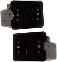 Set of 2 Front Bumper Bracket Left Driver & Right Passenger Side Direct Replacement Compatible With 2016-2019 Cadillac ATS GM1063123 GM1062123 23194901 22799203