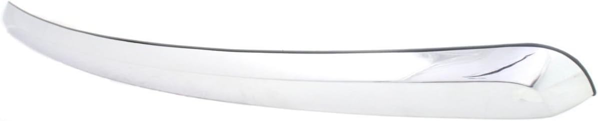 Front Hood Molding Chrome Direct Replacement Compatible With 2007-2013 GMC Sierra 1500 GM1235109 10385156
