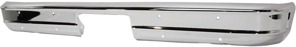 Rear Bumper Face Bar Chrome Steel Direct Replacement Compatible With 1973-1980 Chevrolet & GMC C/K Series GM1102287 6272566