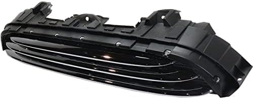 Front Grille Textured Shell And Insert Plastic With Chrome Molding Direct Replacement Compatible With 2014-2021 Mini Cooper MC1200105 51137335529