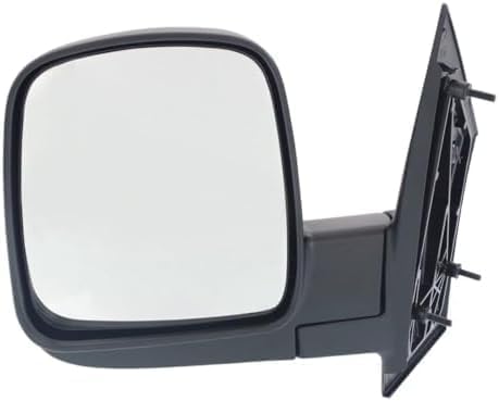 Set of 2 Front Mirror Manual Folding Non-Heated Textured Right Passenger & Left Driver Side Direct Replacement Compatible With 2003-2007 Chevrolet Express/Savana Van GM1320284