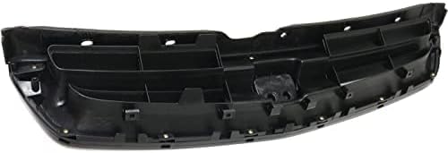 Front Grille Primed Shell And Insert ABS Plastic Direct Replacement Compatible With 1999-2000 Honda Civic HO1200147