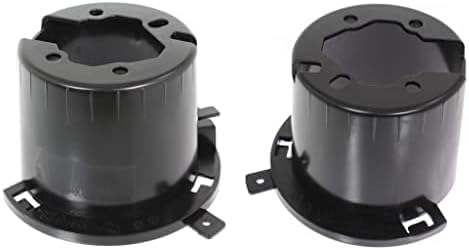 Set of 2 Front Fog Light Bracket Plastic Right Passenger & Left Driver Side Direct Replacement Compatible with 2011-2013 Dodge Durango CH2603101 CH2602101 68089178AB 68089179AB