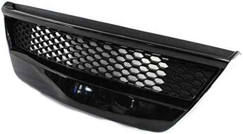 Front Bumper Grille Primed Plastic With Fog Light Holes Direct Replacement Compatible With 2010-2013 Kia Forte Koup KI1036108 865601M310