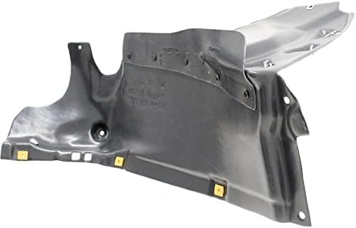 Front Section Fender Liner Left Driver Side Direct Replacement Compatible With 2017-2018 Audi A4 AU1248134 8W0853887A-PFM